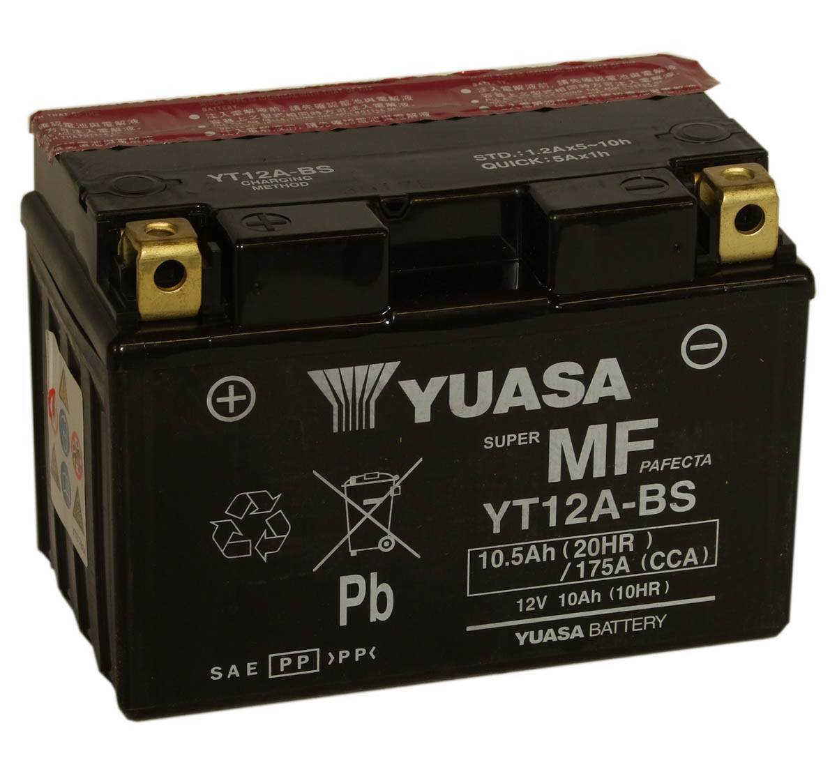 Yuasa YT12A-BS Motorbike Battery